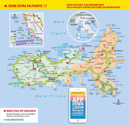 Marco Polo Reiseführer Elba, Toskanischer Archipel (Deutsch, 2023, Maximilian Fleschhut)