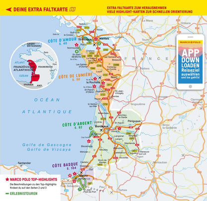 Marco Polo Reiseführer Französische Atlantikküste (Deutsch, 2023, Stefanie Bisping)