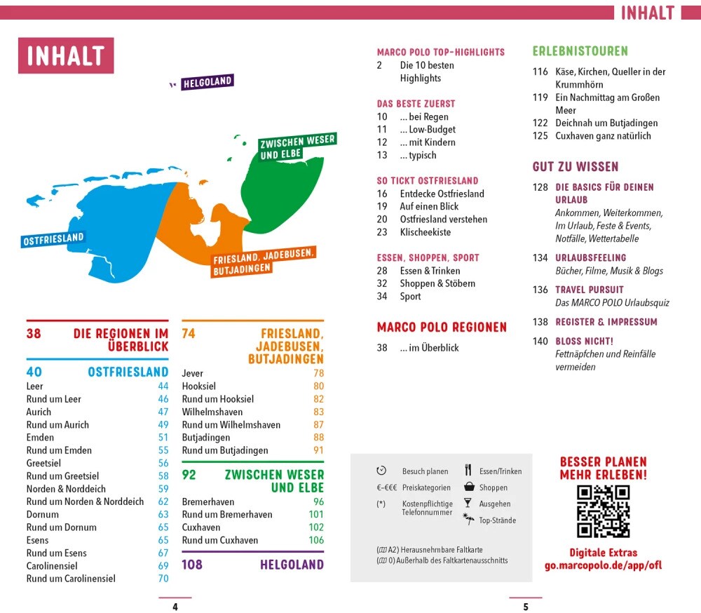 Marco Polo Reiseführer Ostfriesland, Nordseeküste Niedersachsen, Helgoland (Deutsch, 2023, Klaus Bötig, Maria Berentzen)