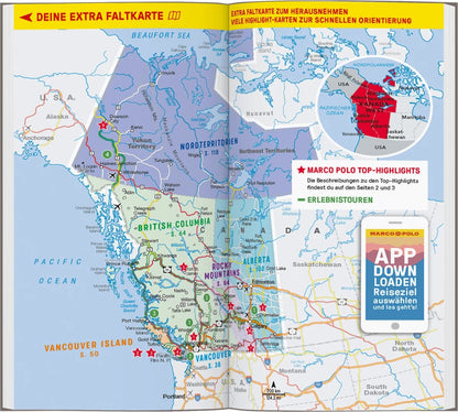 Marco Polo Reiseführer Kanada West, Rocky Mountains, Vancouver (Deutsch, 2023, Karl Teuschl)