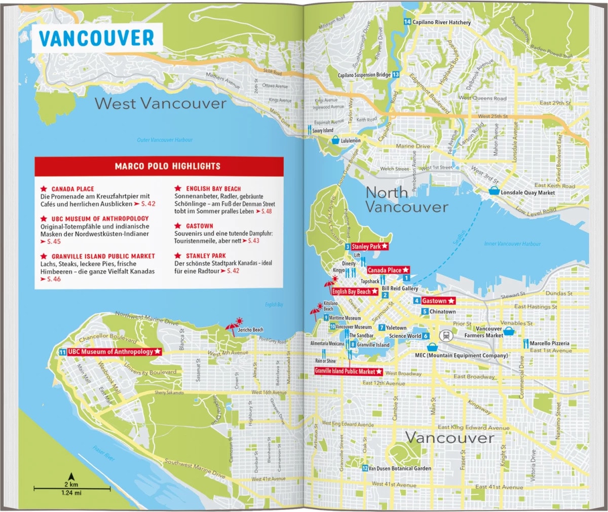 Marco Polo Reiseführer Kanada West, Rocky Mountains, Vancouver (Deutsch, 2023, Karl Teuschl)