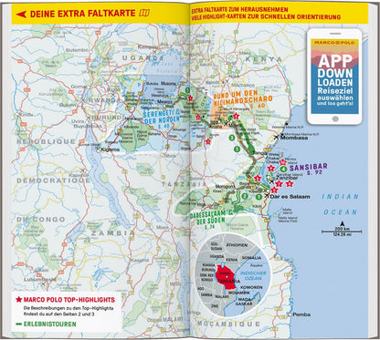 Marco Polo Reiseführer Tansania, Sansibar (Deutsch, 2024, Julia Amberger, Marc Engelhardt)