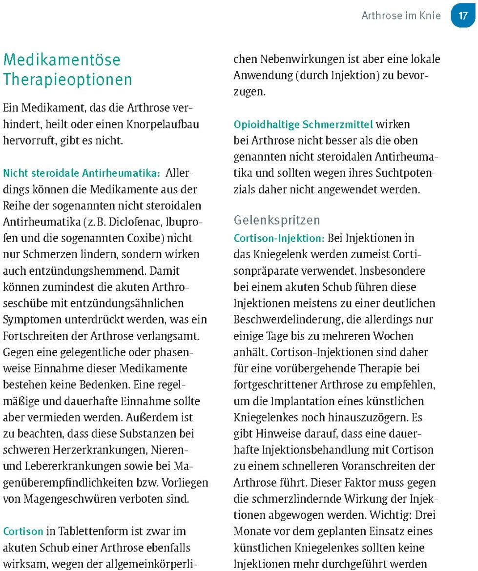 Trias Schmerzfrei & beweglich mit dem neuen Kniegelenk (Deutsch, 2024, Silke Rödig, Thomas Heß)