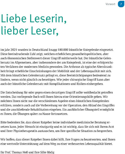Trias Schmerzfrei & beweglich mit dem neuen Kniegelenk (Deutsch, 2024, Silke Rödig, Thomas Heß)