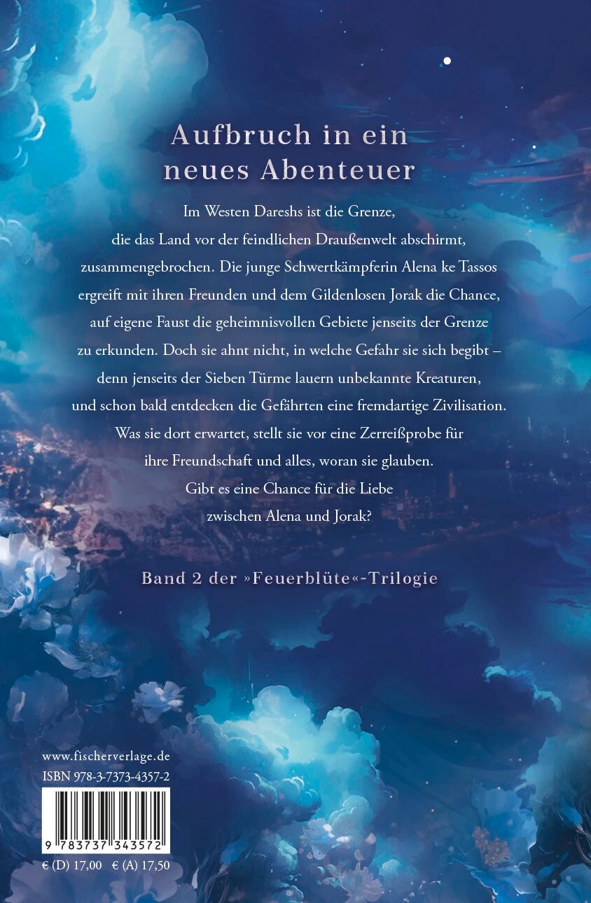 S. Fischer Publishing Feuerblüte - Stadt der Wolkentrinker (Deutsch, 2024, Katja Brandis)