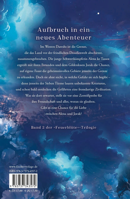 S. Fischer Publishing Feuerblüte - Stadt der Wolkentrinker (Deutsch, 2024, Katja Brandis)