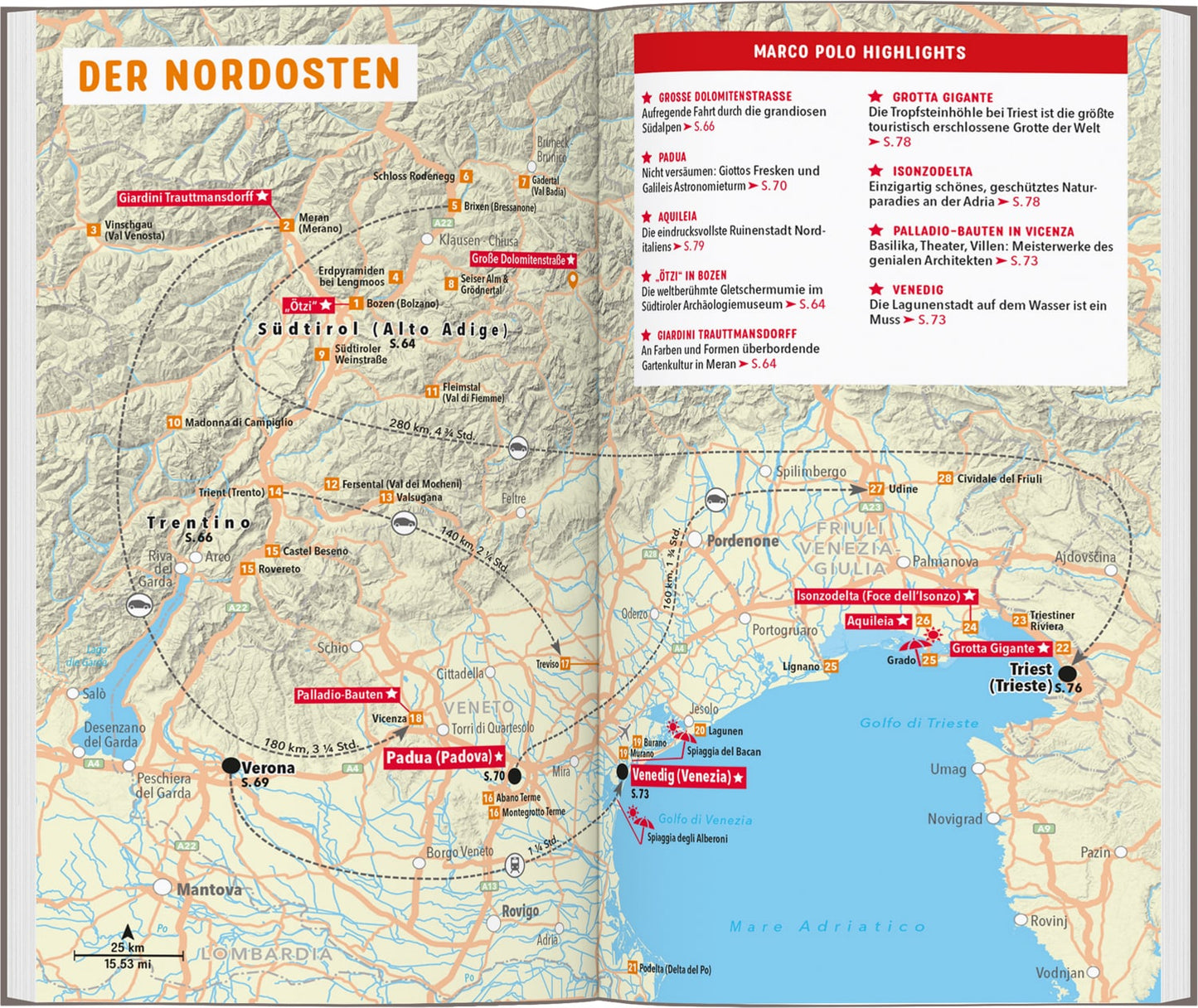 Marco Polo Reiseführer Italien Nord (Deutsch, 2024, Sabine Oberpriller)