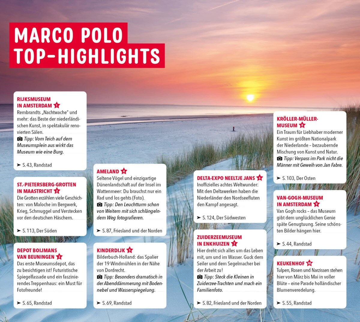 Marco Polo Reiseführer Niederlande (Deutsch, 2023, Elsbeth Gugger, Britta Behrendt)