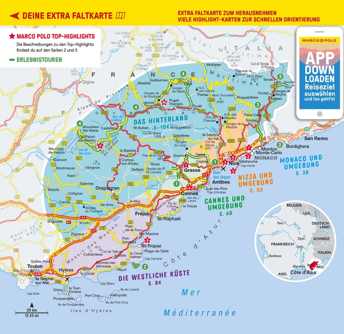 Marco Polo Reiseführer Côte d'Azur (Deutsch, 2023, Annika Joeres, Peter Bausch, Timo Lutz)