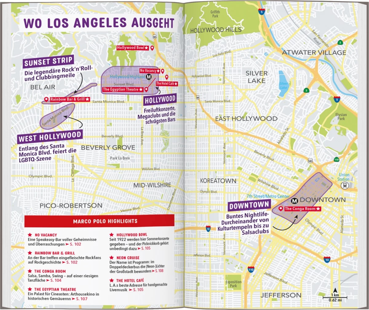 Marco Polo Reiseführer Los Angeles (Deutsch, 2024, Anna-Barbara Tietz, Sonja Alper)