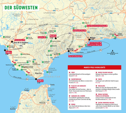 Marco Polo Reiseführer Andalusien (Deutsch, 2023, Lucia Rojas, Martin Dahms)