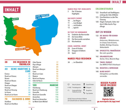 Marco Polo Reiseführer Normandie (Deutsch, 2023, Stefanie Bisping, Hans-Peter Reiser)