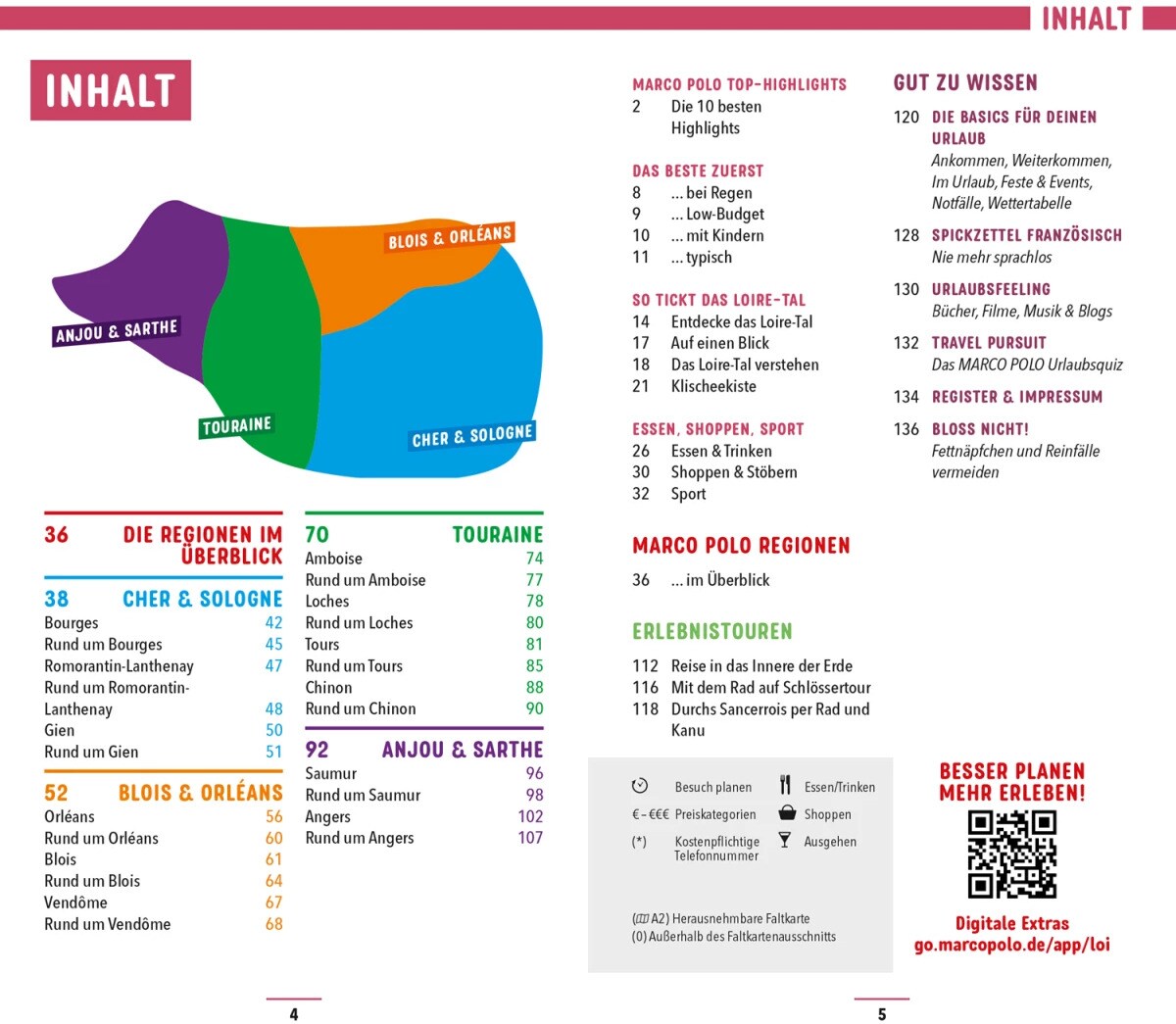 Marco Polo Reiseführer Loire-Tal (Deutsch, 2023, Felicitas Schwarz Grammon, Peter Bausch)