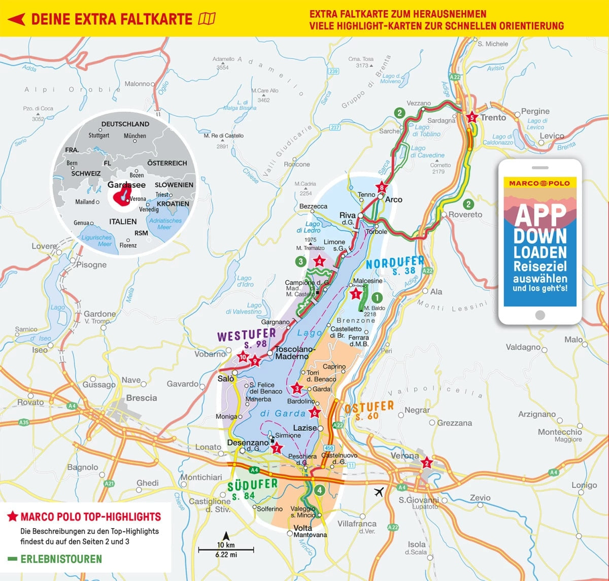 Marco Polo Reiseführer Gardasee (Deutsch, 2023, Barbara Schaefer, Margherita Bettoni)