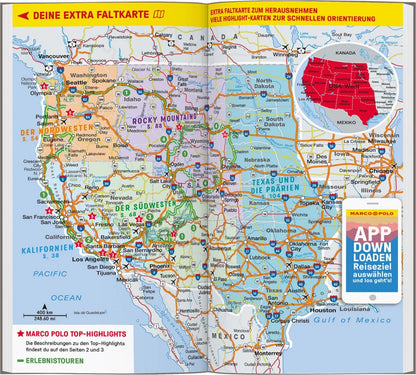 Marco Polo Reiseführer USA West (Deutsch, 2023, Karl Teuschl)