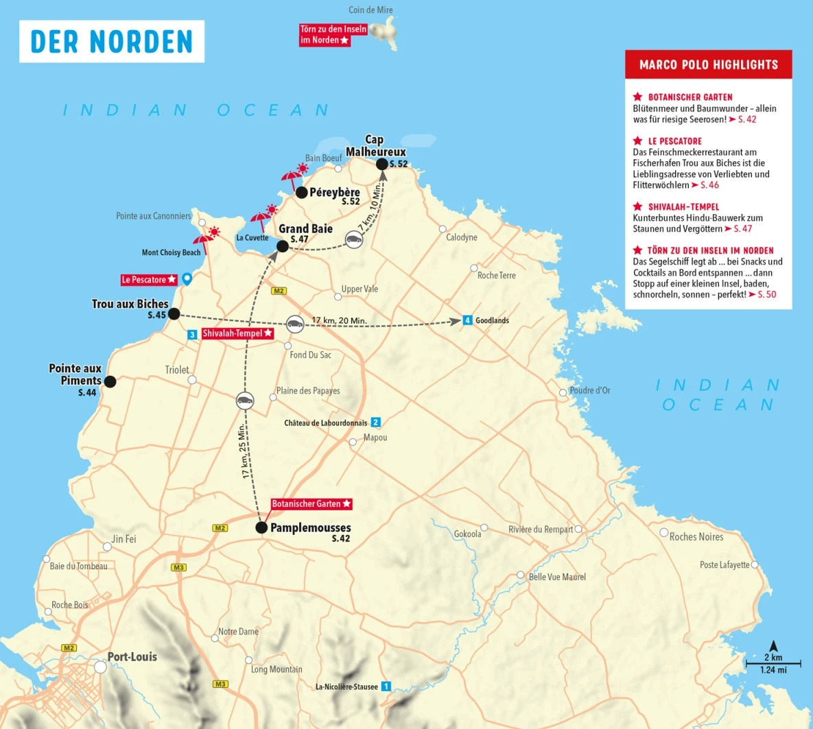Marco Polo Reiseführer Mauritius (Deutsch, 2023, Birgit Weidt, Freddy Langer)