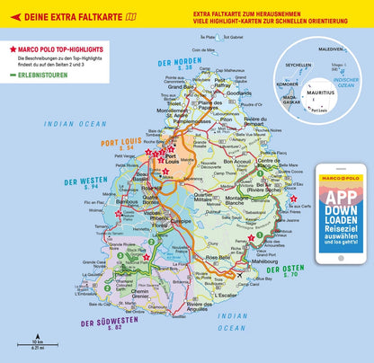 Marco Polo Reiseführer Mauritius (Deutsch, 2023, Birgit Weidt, Freddy Langer)