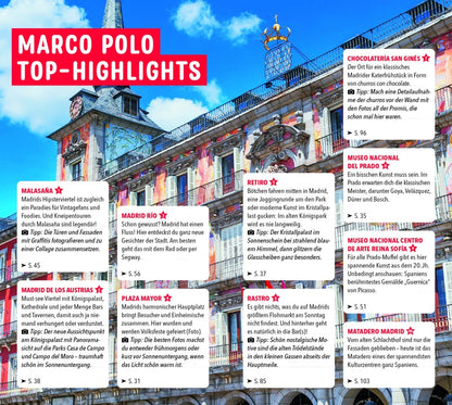 Marco Polo Reiseführer Madrid (Deutsch, 2023, Martin Dahms, Susanne Thiel)