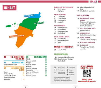 Marco Polo Reiseführer Rhodos (Deutsch, 2023, Klaus Bötig)