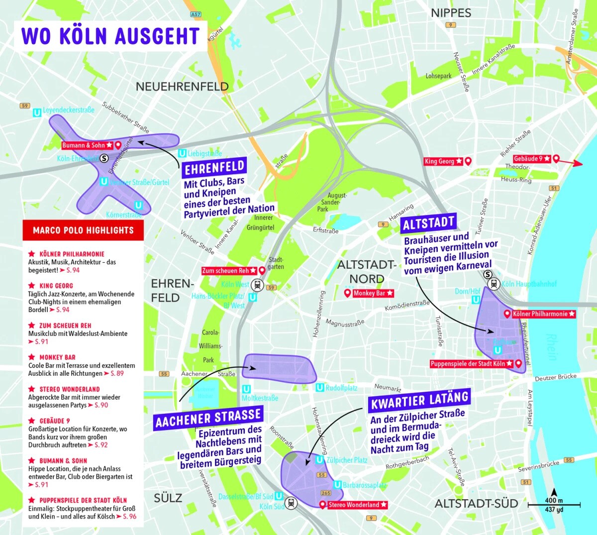 Marco Polo Reiseführer Köln (Deutsch, 2023, Jürgen Raap, Ralf Johnen)