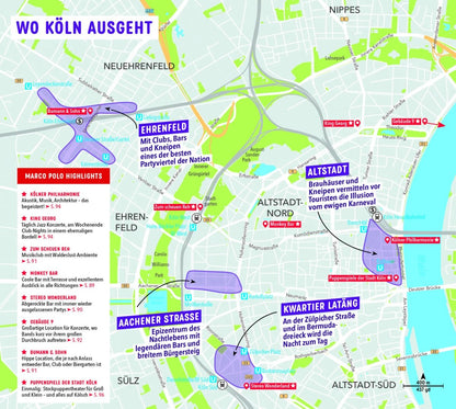 Marco Polo Reiseführer Köln (Deutsch, 2023, Jürgen Raap, Ralf Johnen)