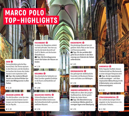 Marco Polo Reiseführer Köln (Deutsch, 2023, Jürgen Raap, Ralf Johnen)