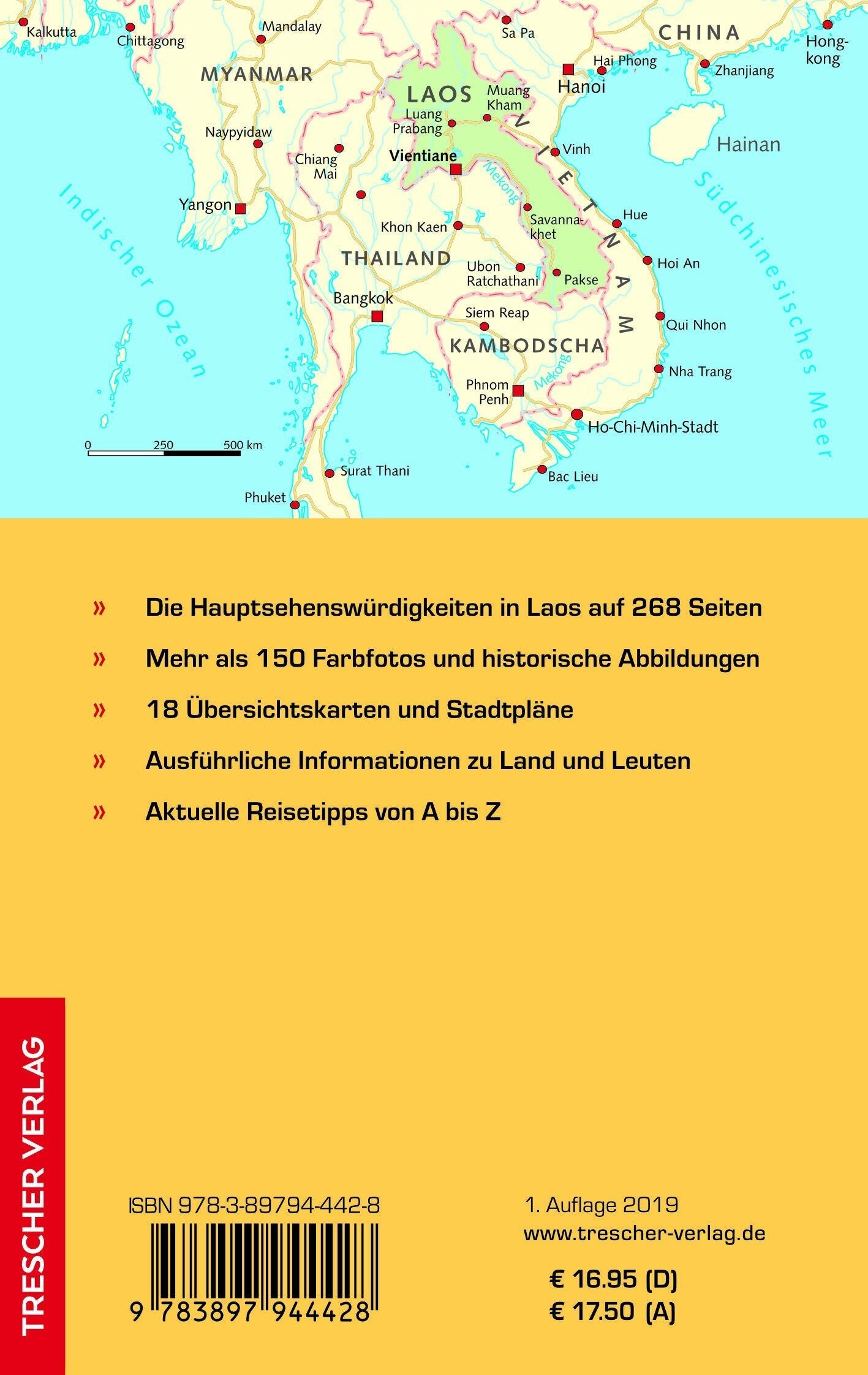 Trescher Reiseführer Laos (Deutsch, 2018, Franz-Josef Krücker)