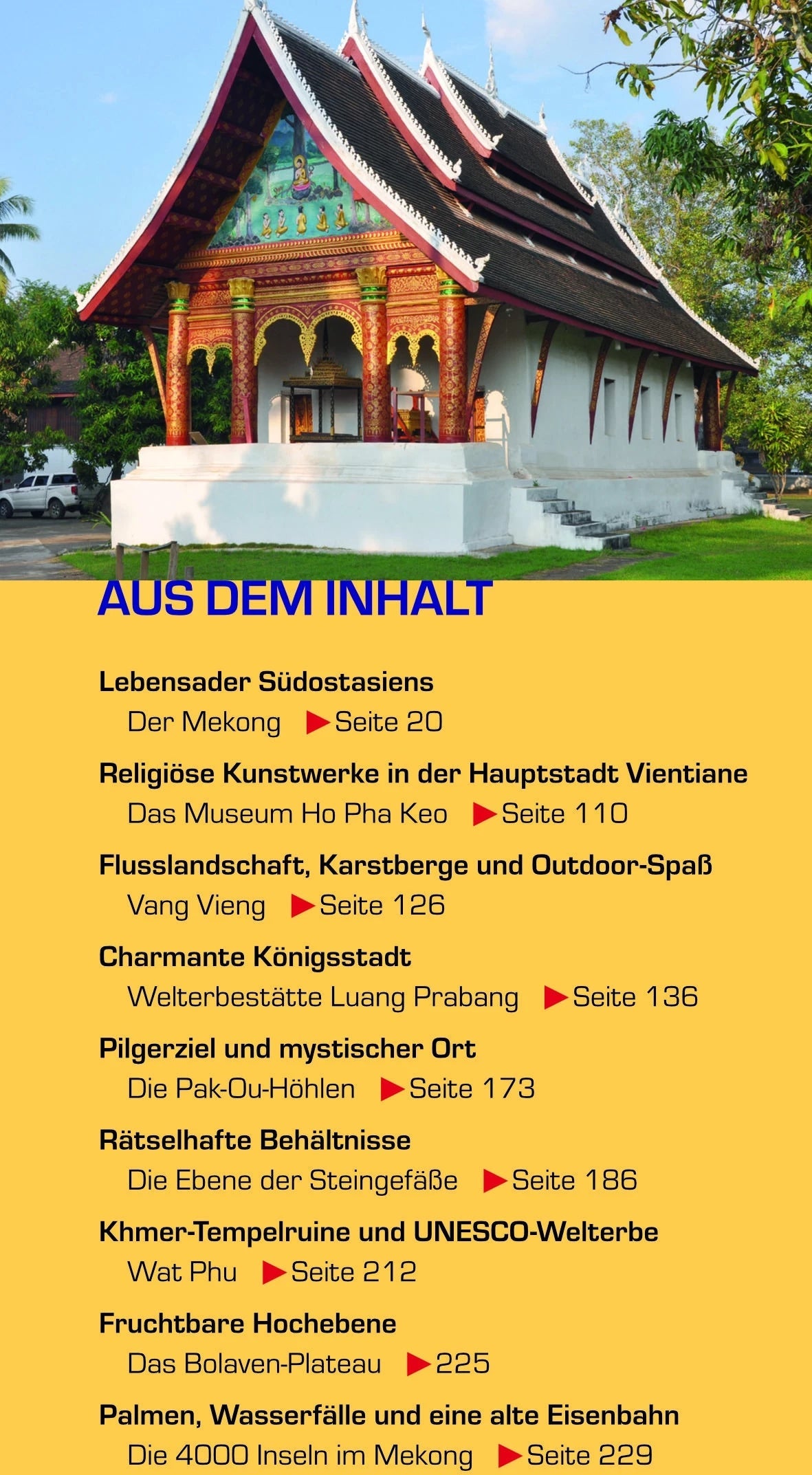 Trescher Reiseführer Laos (Deutsch, 2018, Franz-Josef Krücker)