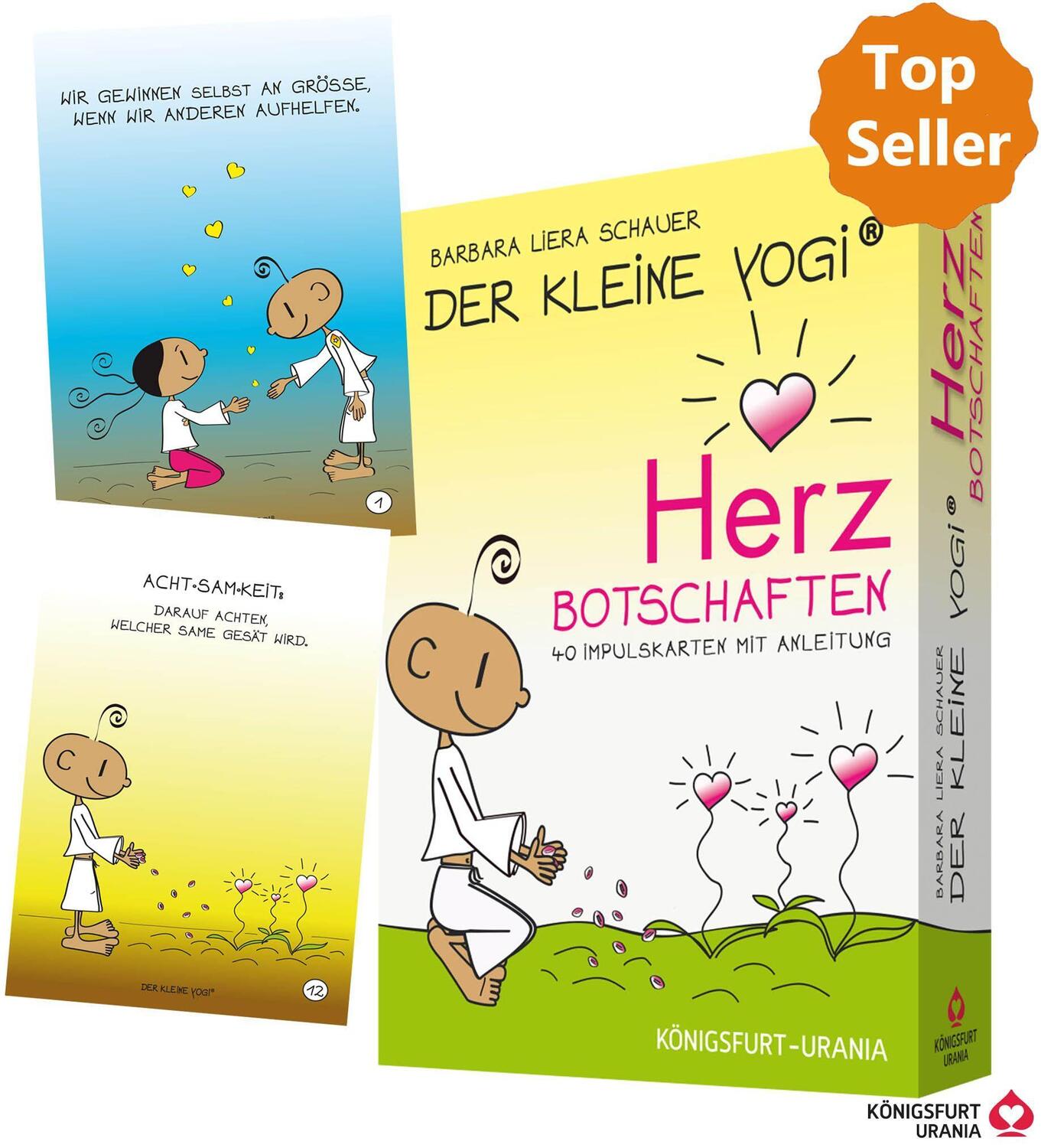 Königsfurt-Urania Der Kleine Yogi Herzbotschaften (Deutsch, 2020, Barbara Liera Schauer)