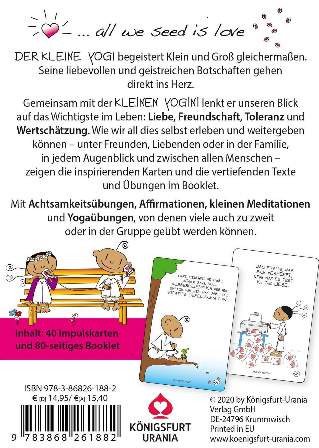 Königsfurt-Urania Der Kleine Yogi Herzbotschaften (Deutsch, 2020, Barbara Liera Schauer)
