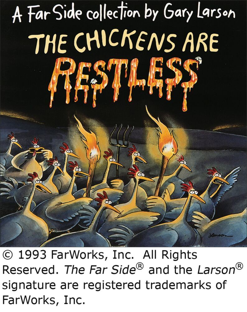 The Chickens Are Restless (Gary Larson)
