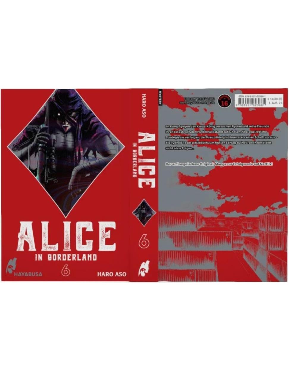 Carlsen Alice in Borderland: Doppelband-Edition 6 (Deutsch, 2023, Haro Aso, Lasse Christian Christiansen)