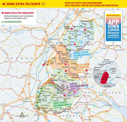 Marco Polo Reiseführer Schwarzwald (Deutsch, 2023, Dr.Roland Weis, Florian Wachsmann)