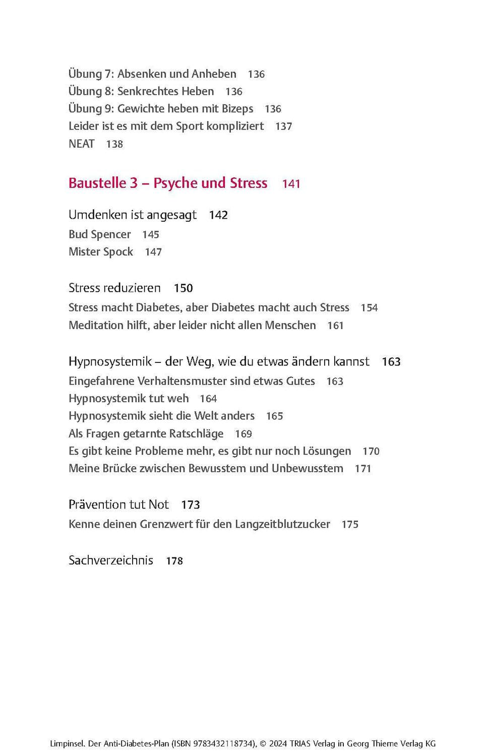 Trias Der Anti-Diabetes-Plan (Deutsch, 2024, Rainer Limpinsel)