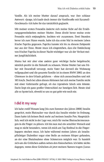 Trias Der Anti-Diabetes-Plan (Deutsch, 2024, Rainer Limpinsel)