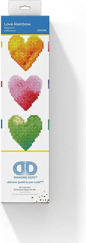 Diamond Dotz Bastelset Herzen