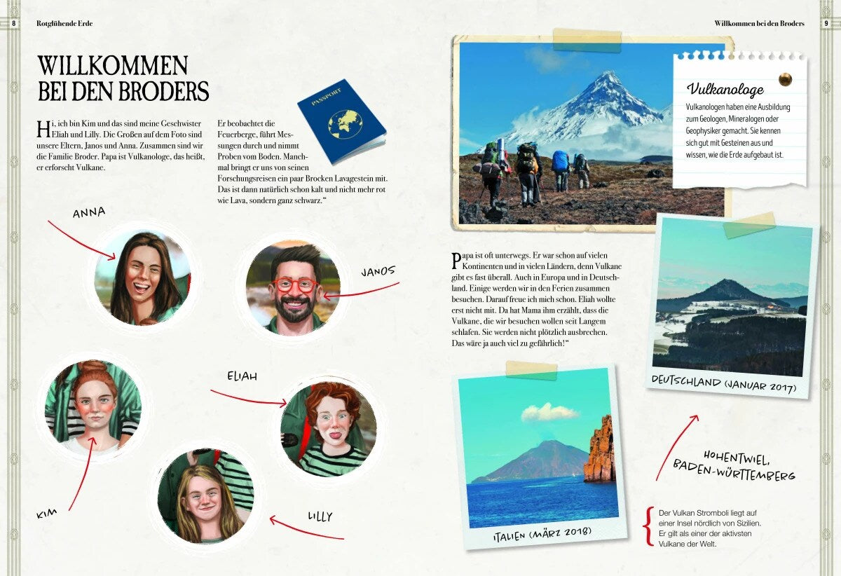 Sophie Verlag Verborgene Welt der Vulkane (Deutsch, 2021, Karolin Küntzel, Fabio Porfidia, Claudia Saraceni)