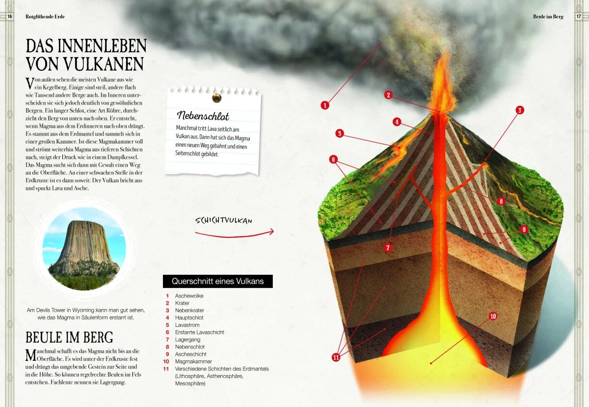 Sophie Verlag Verborgene Welt der Vulkane (Deutsch, 2021, Karolin Küntzel, Fabio Porfidia, Claudia Saraceni)