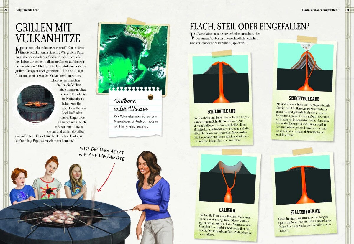 Sophie Verlag Verborgene Welt der Vulkane (Deutsch, 2021, Karolin Küntzel, Fabio Porfidia, Claudia Saraceni)