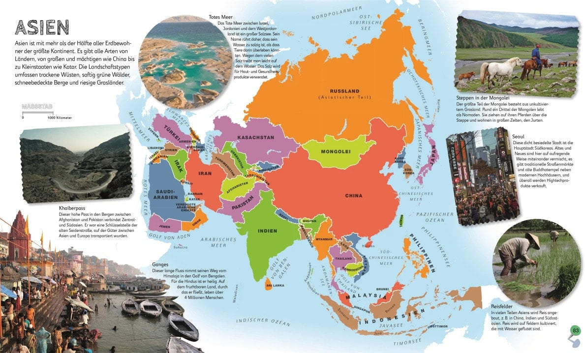 Dorling Kindersley Weltatlas für Kinder (Deutsch, 2024, DK Verlag - Kids, Martin Lehr)