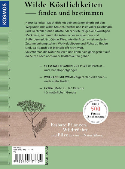 Kosmos Unsere Essbare Natur (Deutsch, 2023, Otmar Diez)