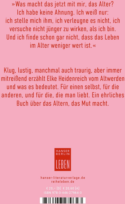 Hanser Altern (Deutsch, 2024, Elke Heidenreich)