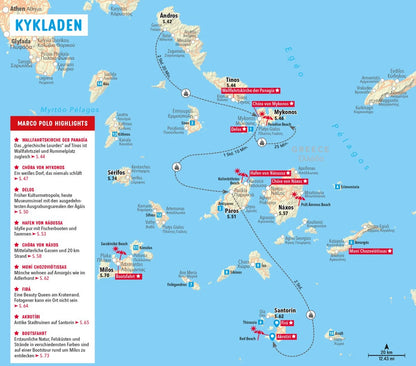 Marco Polo Reiseführer Griechische Inseln, Ägäis (Deutsch, 2023, Klaus Bötig)