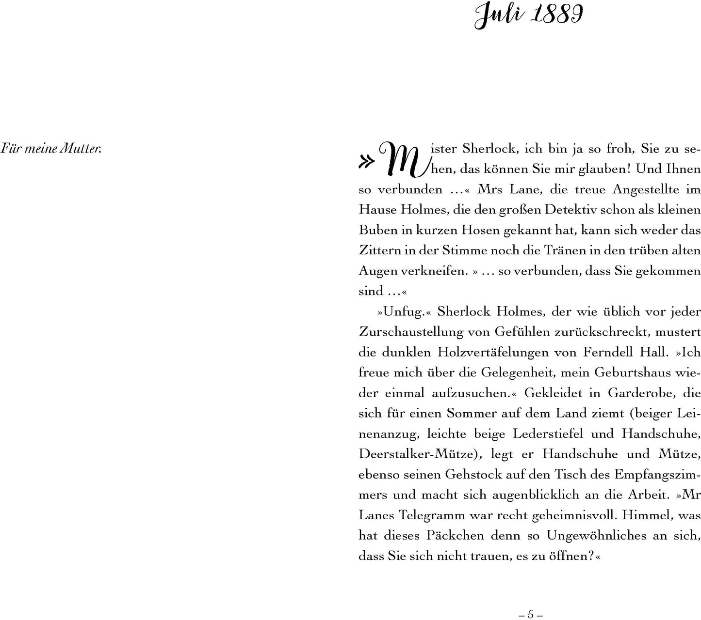 Knesebeck Der Fall des verschlüsselten Briefes (Deutsch, 2021, Nancy Springer, Nadine Mannchen)