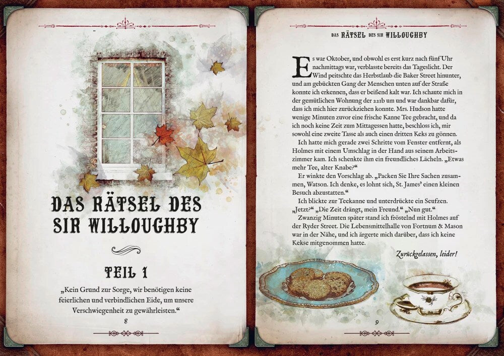 Pattloch Die rätselhaften Abenteuer des Sherlock Holmes (Deutsch, 2023, Tim Dedopulos)