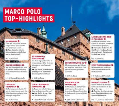 Marco Polo Reiseführer Elsass (Deutsch, 2023, Pascal Cames)