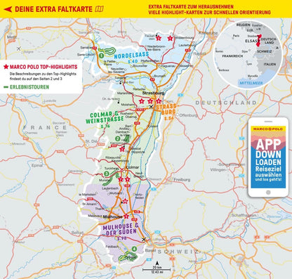 Marco Polo Reiseführer Elsass (Deutsch, 2023, Pascal Cames)