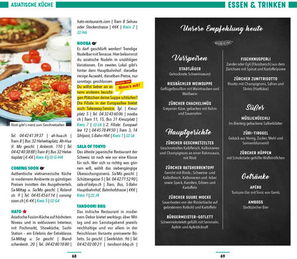 Marco Polo Reiseführer Zürich (Deutsch, 2022, Gabrielle Attinger)