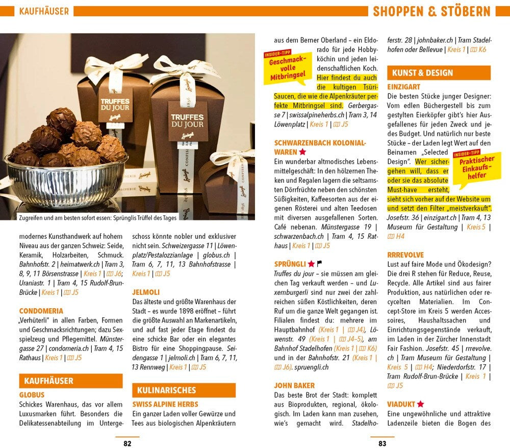 Marco Polo Reiseführer Zürich (Deutsch, 2022, Gabrielle Attinger)