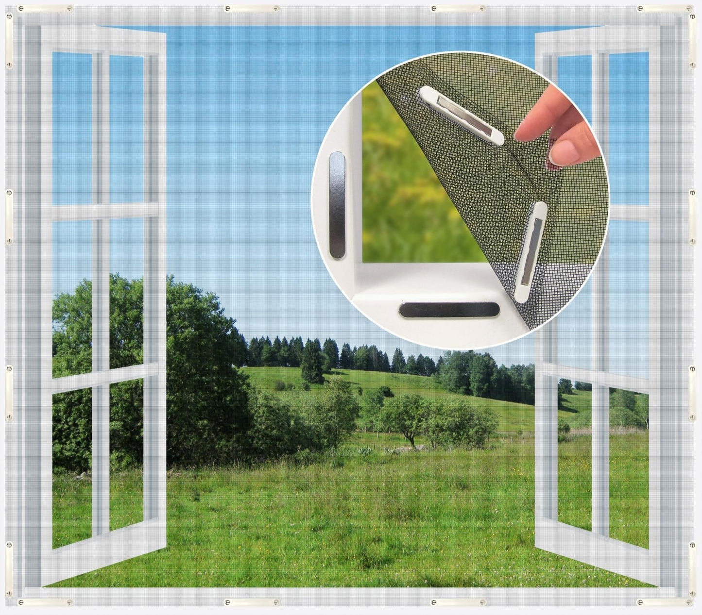 Easymaxx Fenster-Moskitonetz